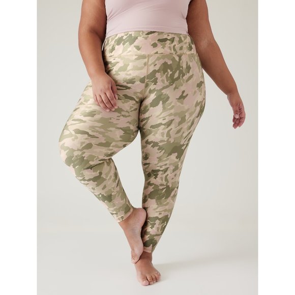 Athleta Plus Salutation Stash Pocket II Tight Leggings Dappled Bloom size 3X - Picture 13 of 13